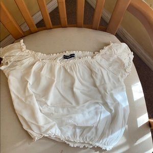 Brandy Melville off shoulder crop top
